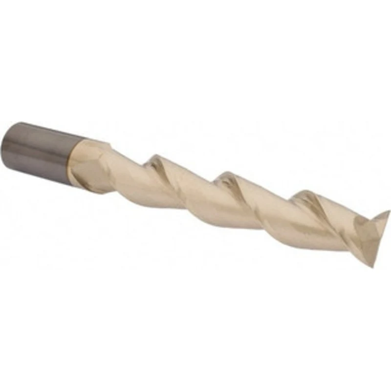 Accupro 1, 5-1/2 LOC, 1 Shank Diam, 8 OAL, 2 Flute, Solid Carbide Square End Mill Single End, ZrN Finish, Spiral Flut...
